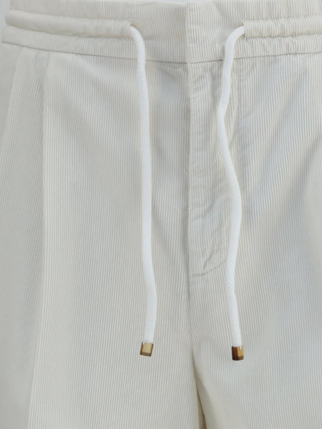 Drawstring Tapered Leg Trousers