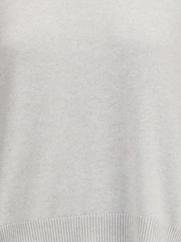 Shiny Shirt Detail Jumper