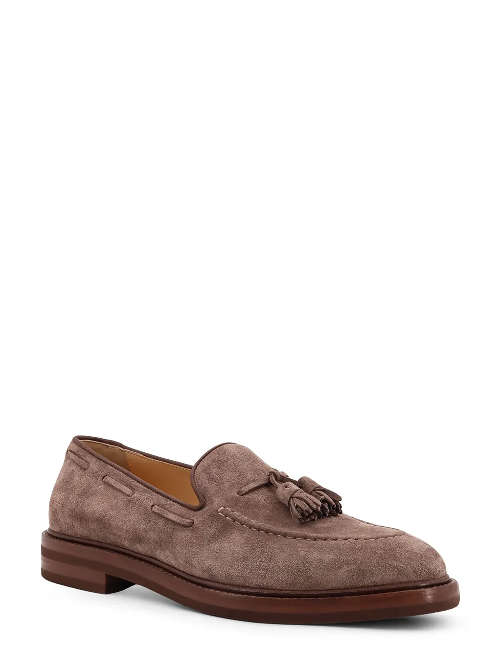 Tassel Detailed Almond-Toe Loafers