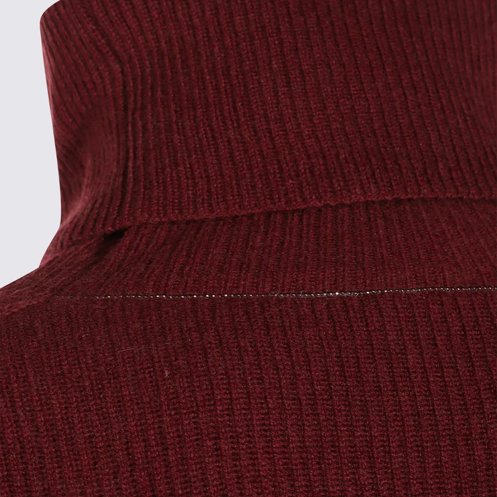 Roll-Neck Knitted Jumper