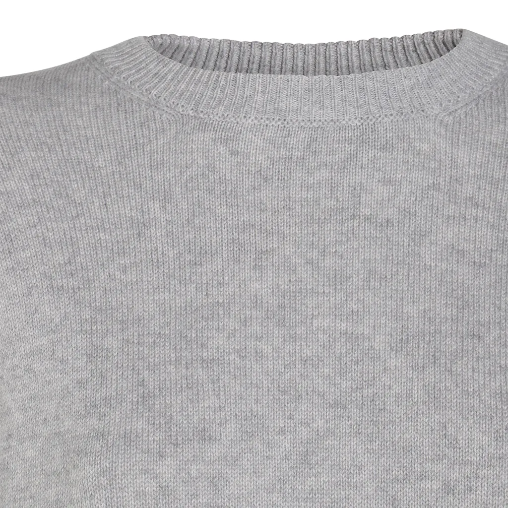 Round-Neck Ribbed Sweater