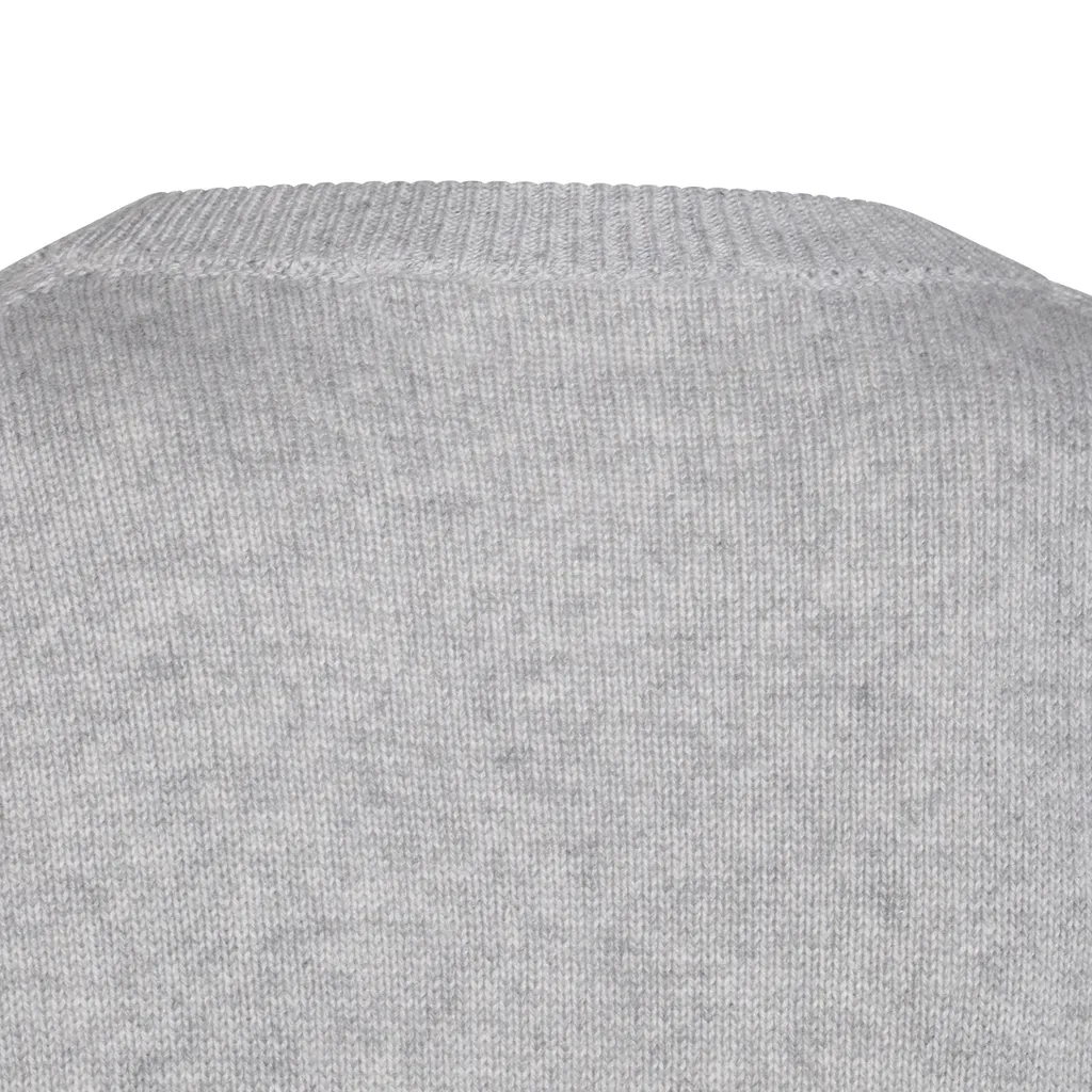 Round-Neck Ribbed Sweater