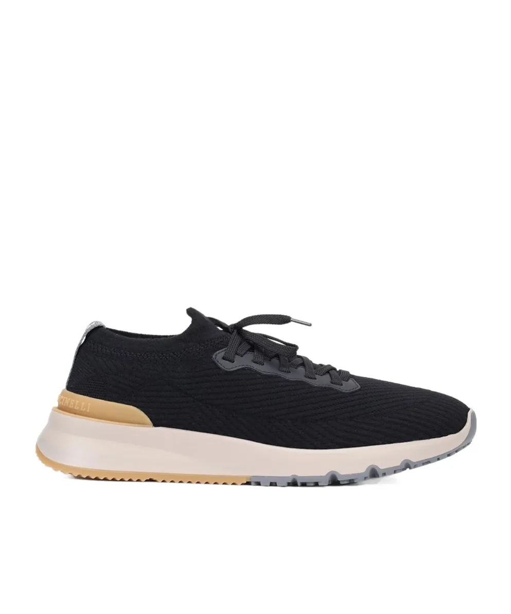 Knitted Low-Top Sneakers