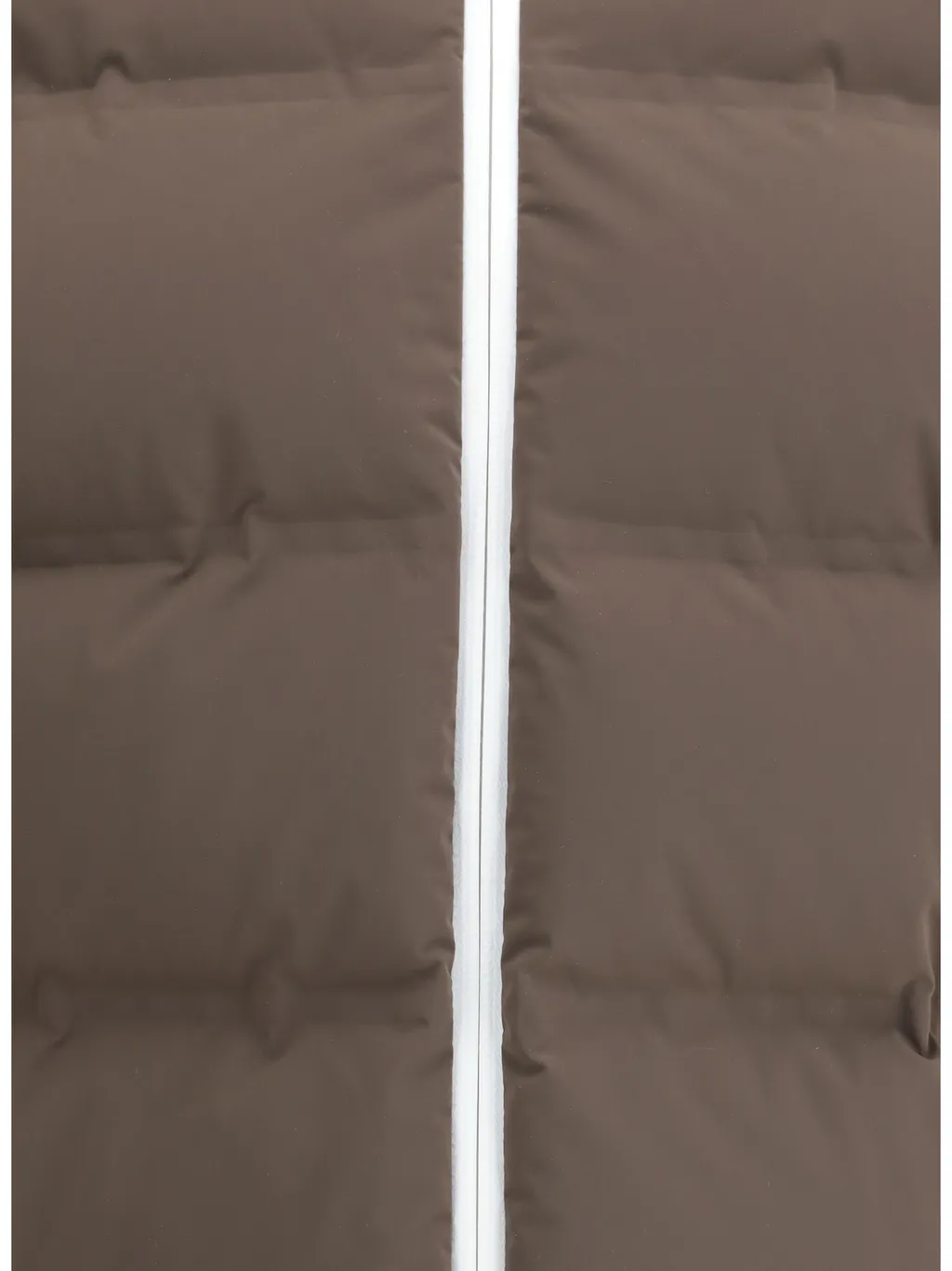 Zipped Hooded Down Jacket