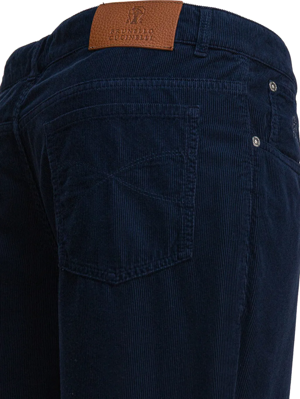 Logo Patch Corduroy Pants