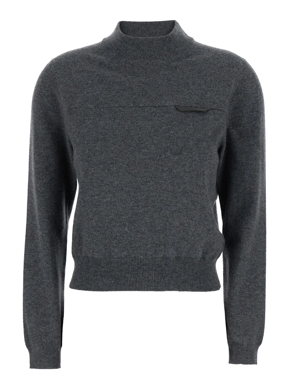 Monili Embellished Knitted Jumper