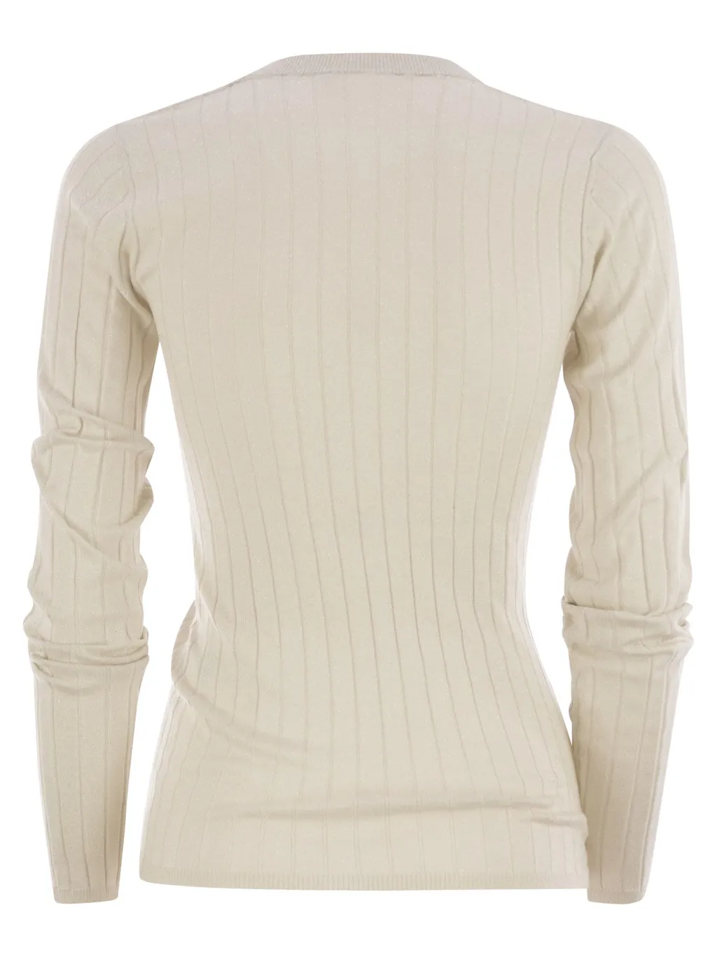 V-Neck Ribbed Jumper