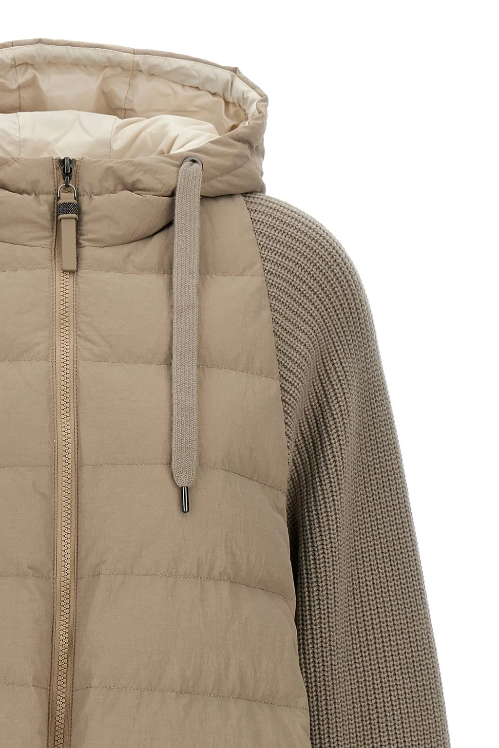 Zip-Up Hooded Puffer Jacket
