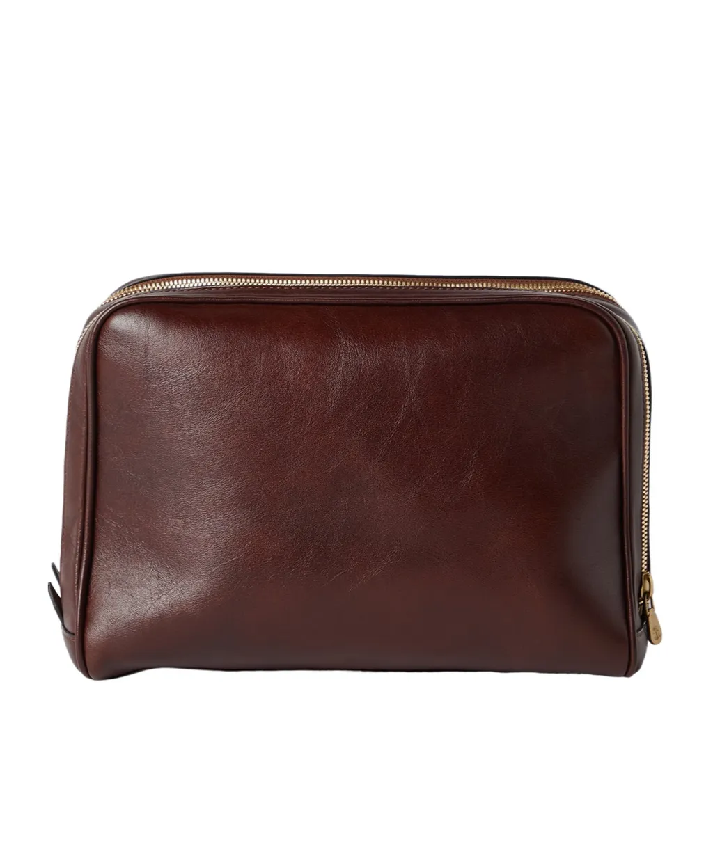 Logo Detailed Zipped Wash Bag