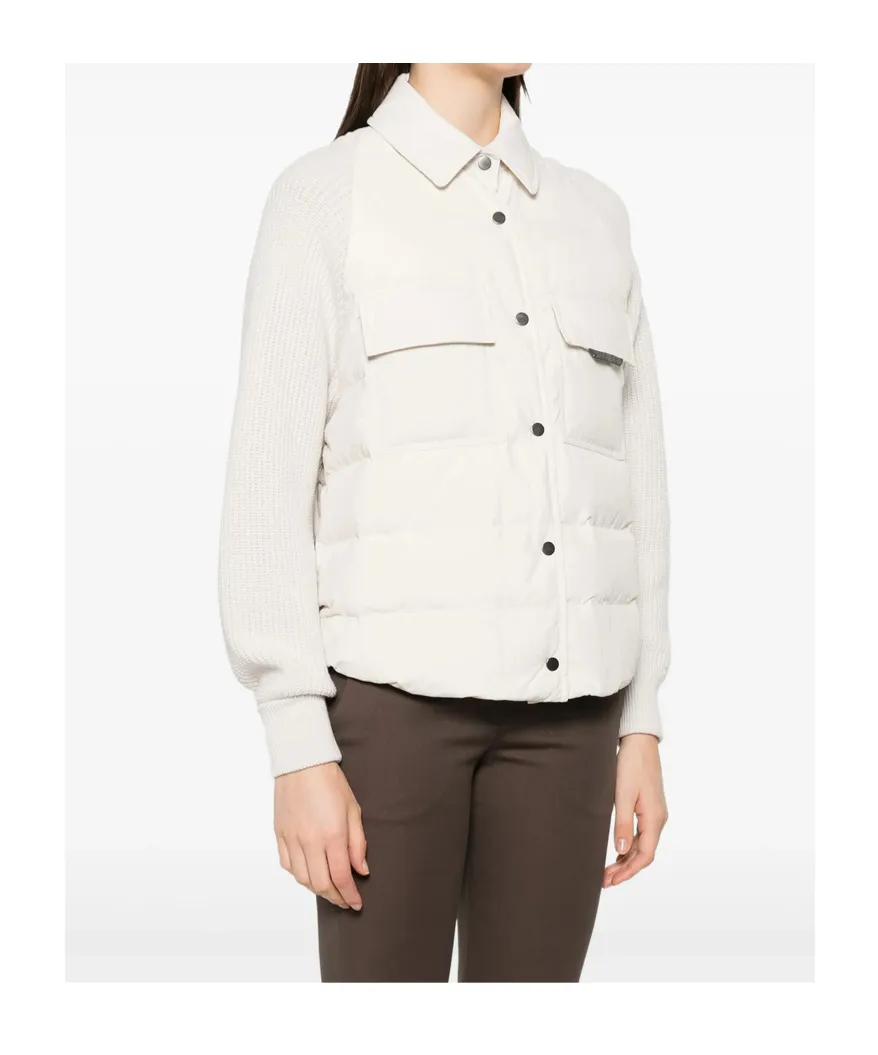 Long-Sleeved Buttoned Jacket