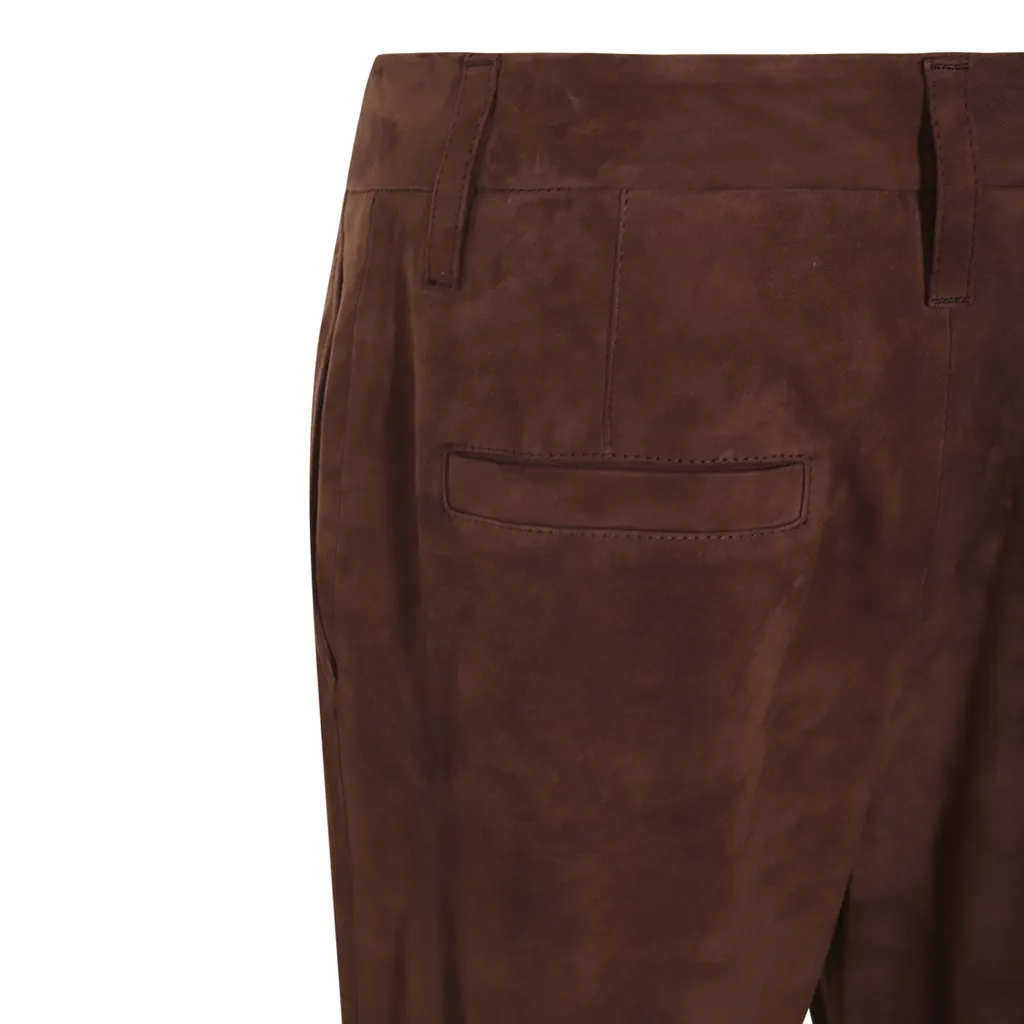 Suede Trousers