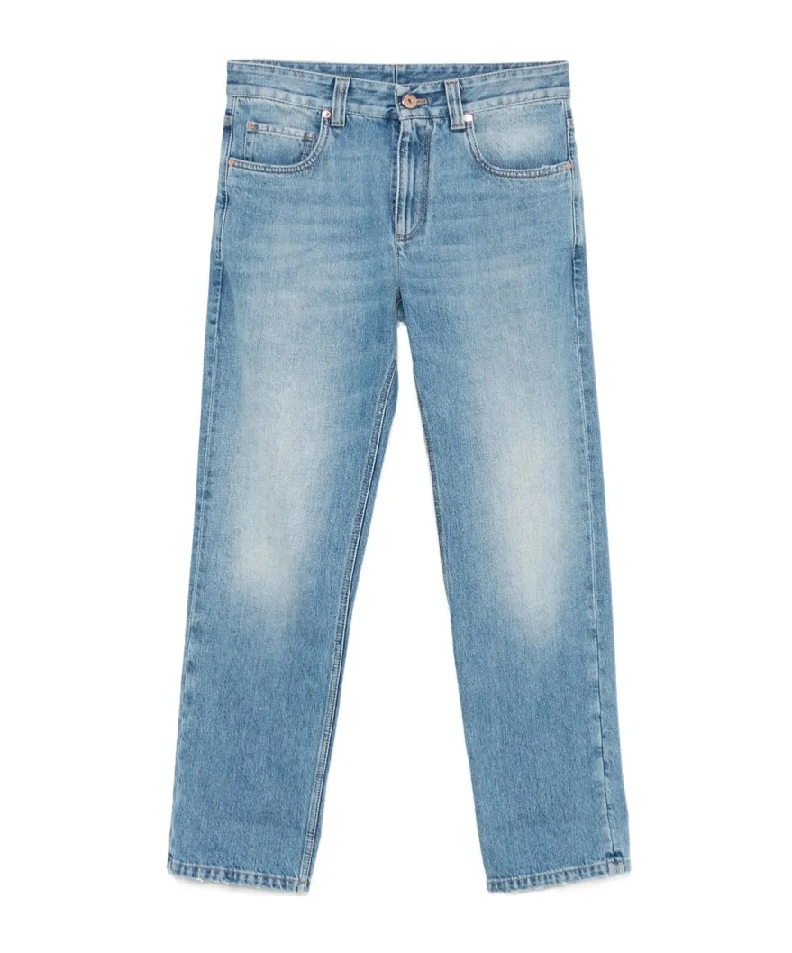 Turn-Up Hem Jeans