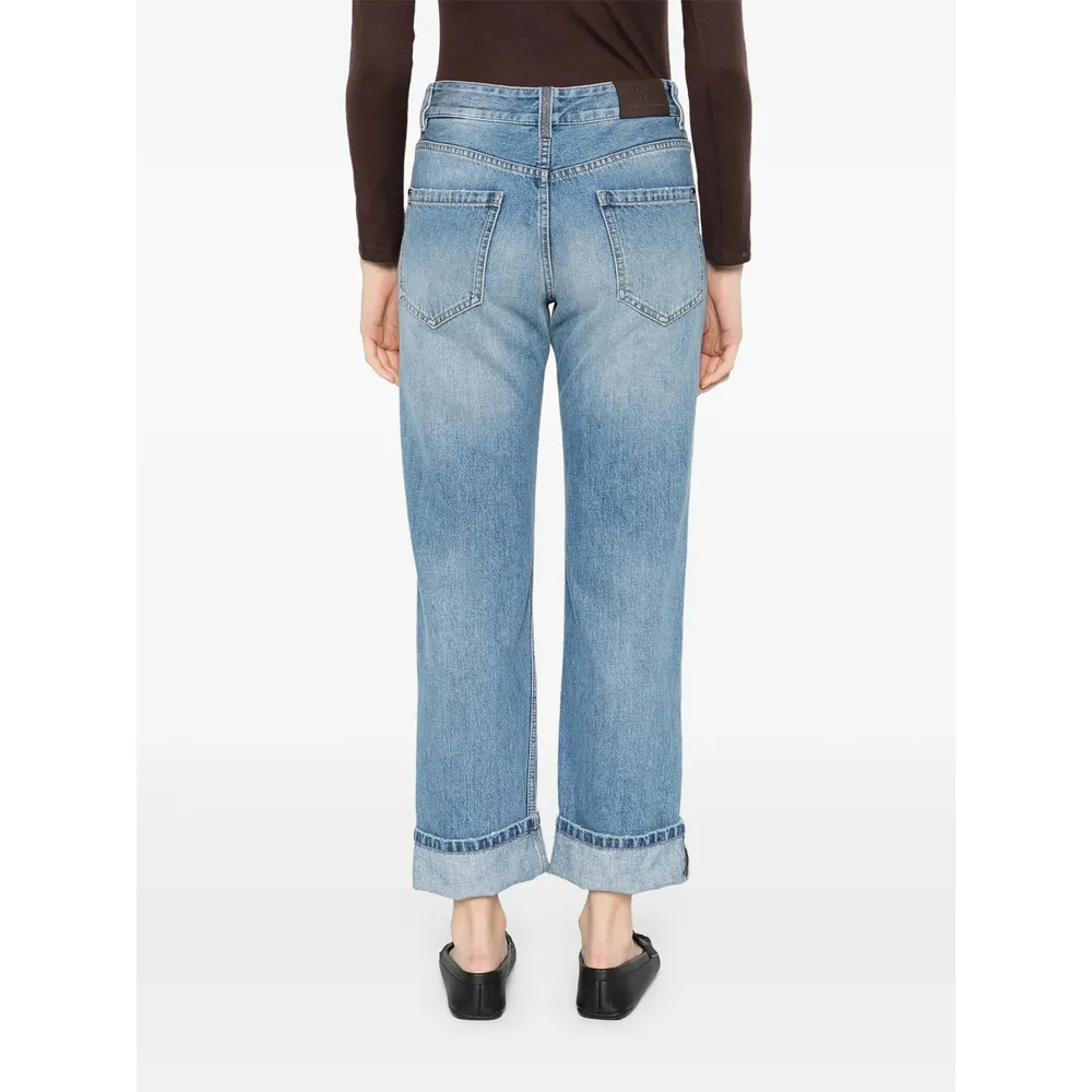 Turn-Up Hem Jeans