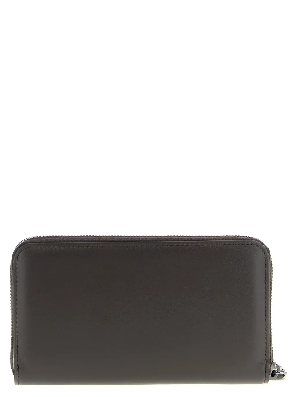 Embossed-Logo Zip Wallet
