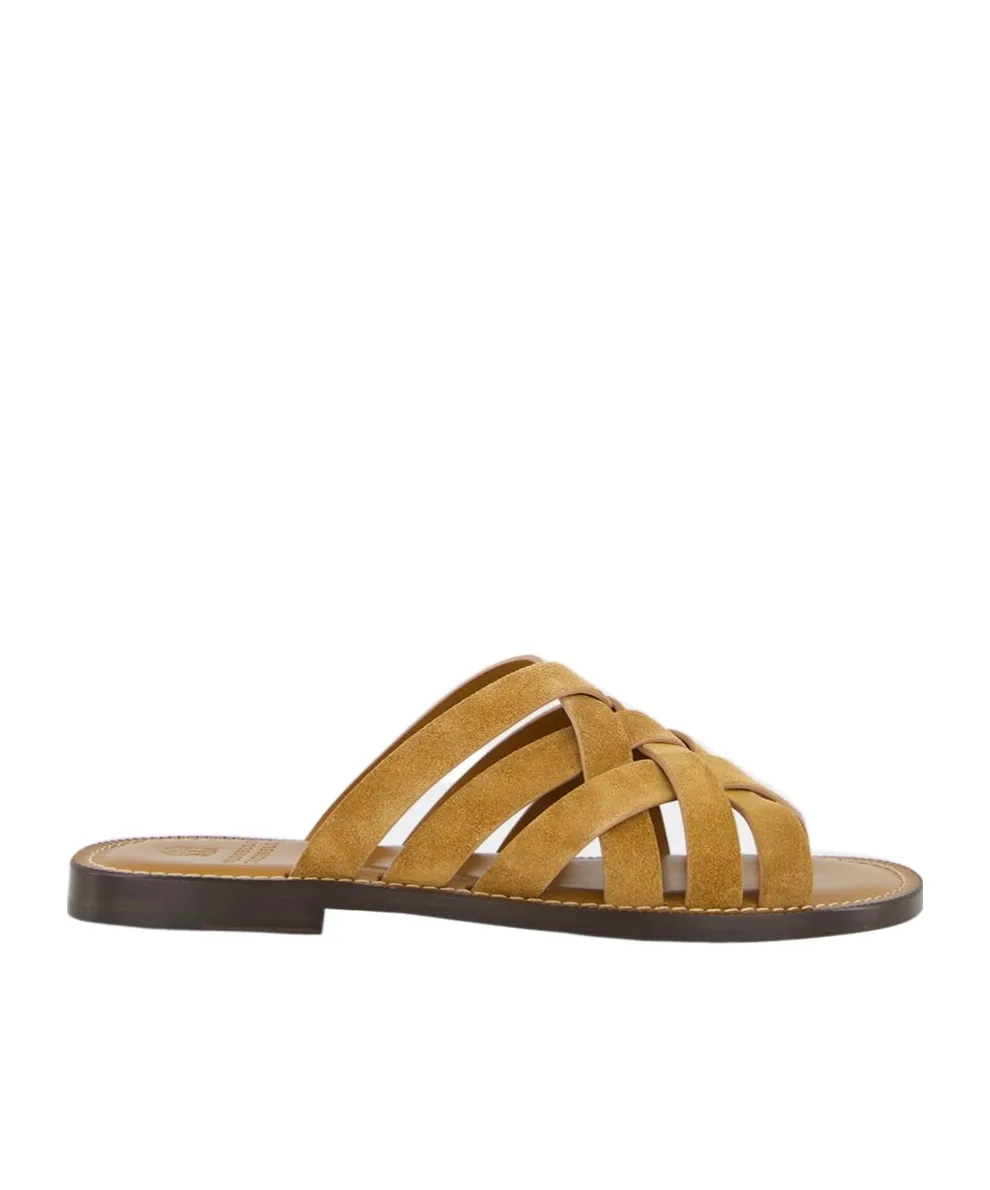 Open Toe Slip-On Sandals