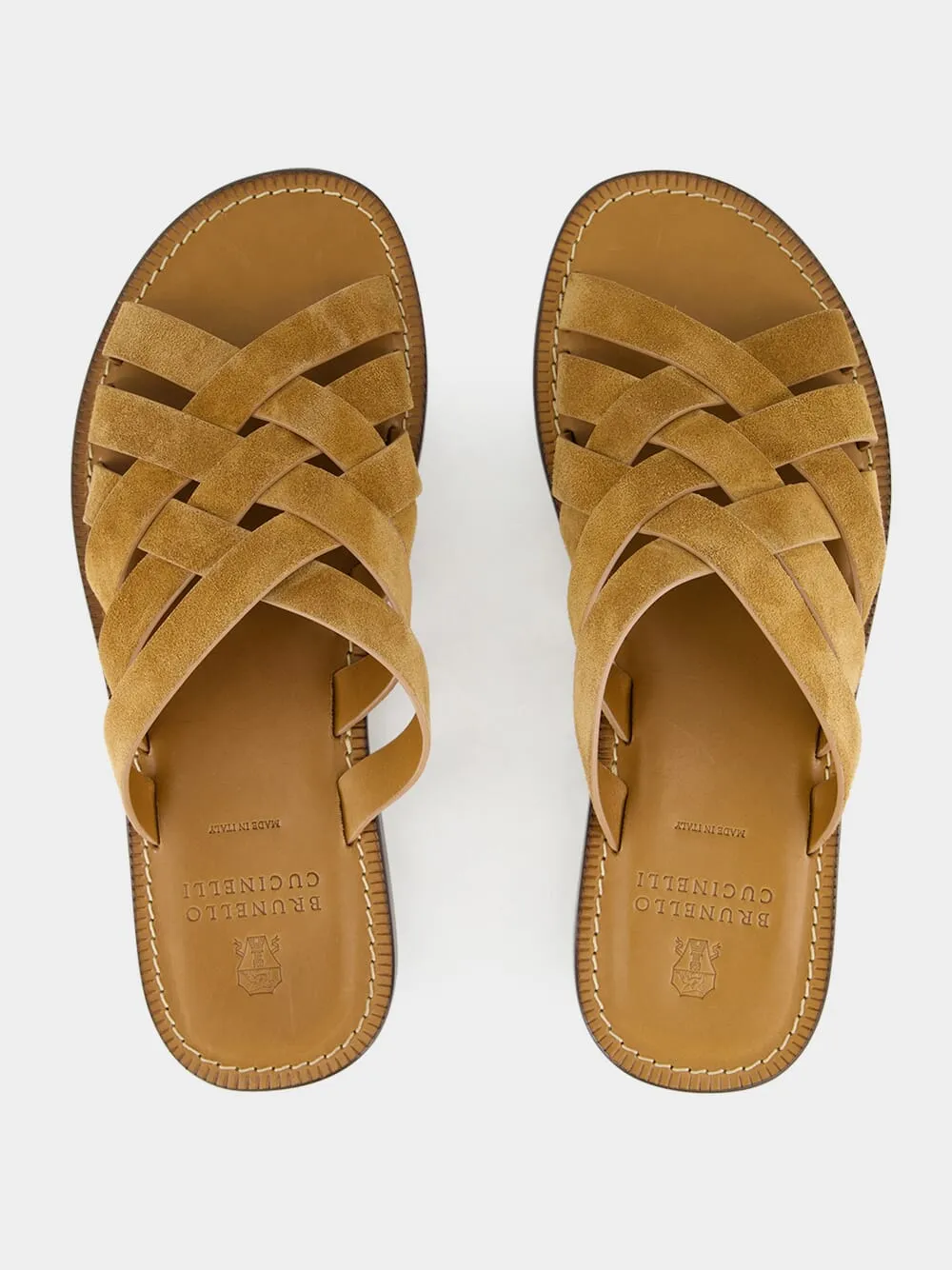 Open Toe Slip-On Sandals
