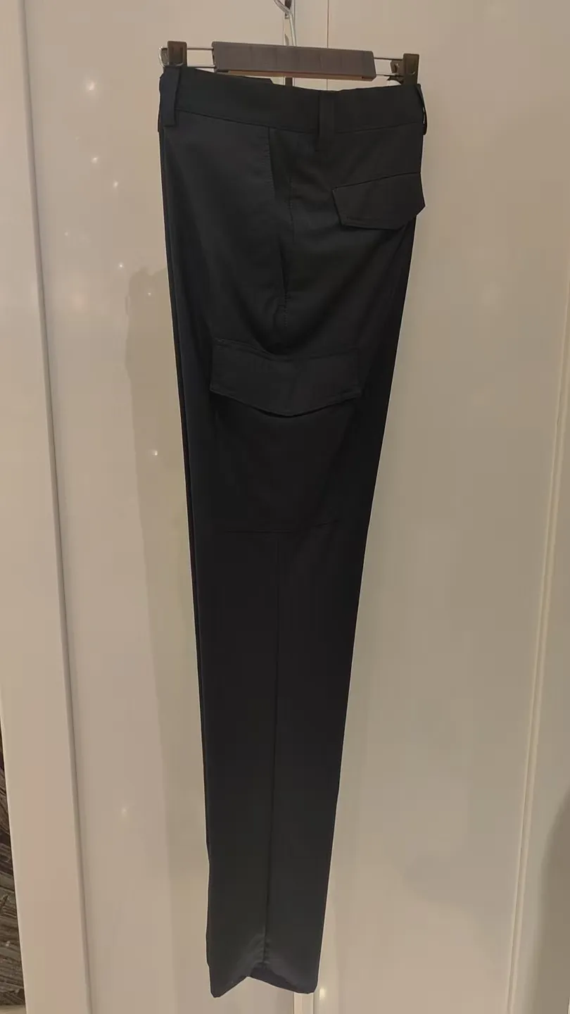 Casual Pants With Belt Loops