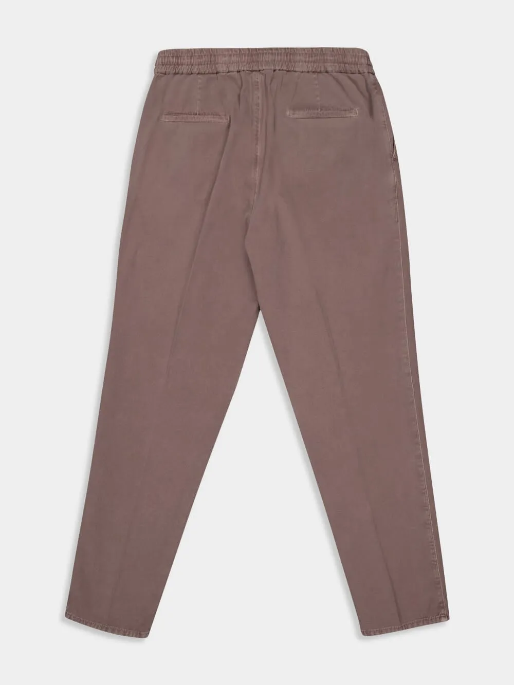 Cotton Drawstring Waist Trousers