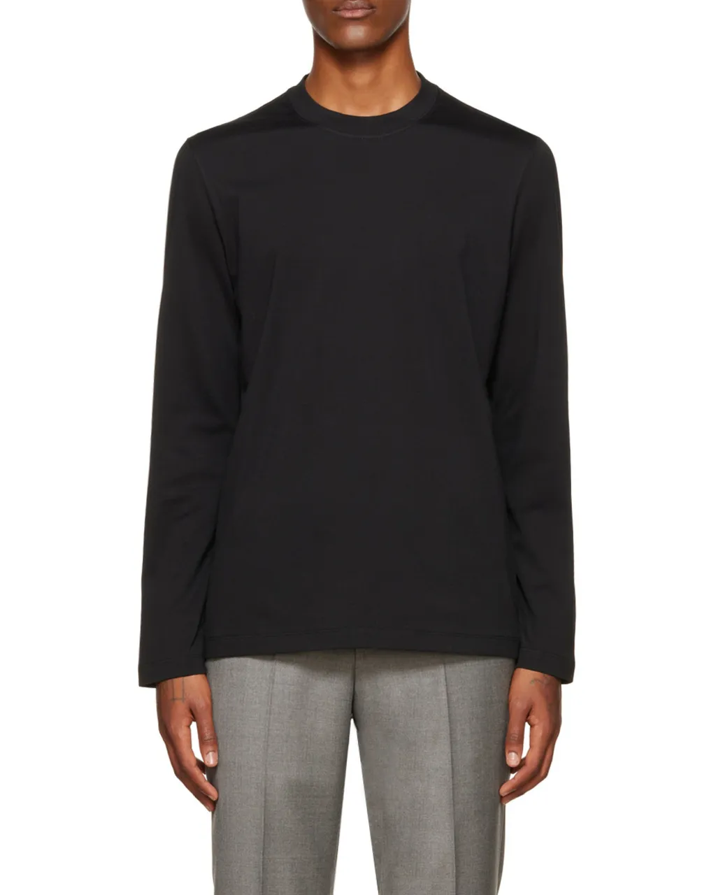 Long-Sleeved Cotton T-Shirt