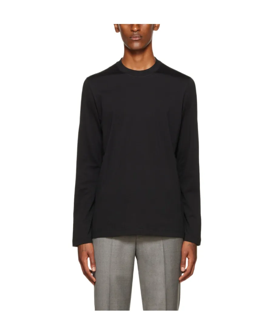 Long-Sleeved Cotton T-Shirt