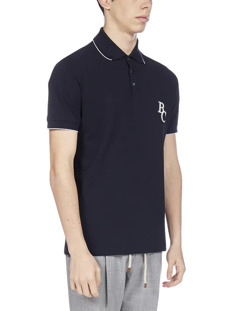 Logo Embroidered Polo Shirt