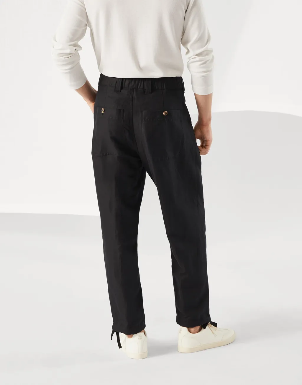 Tapered-Leg Trousers