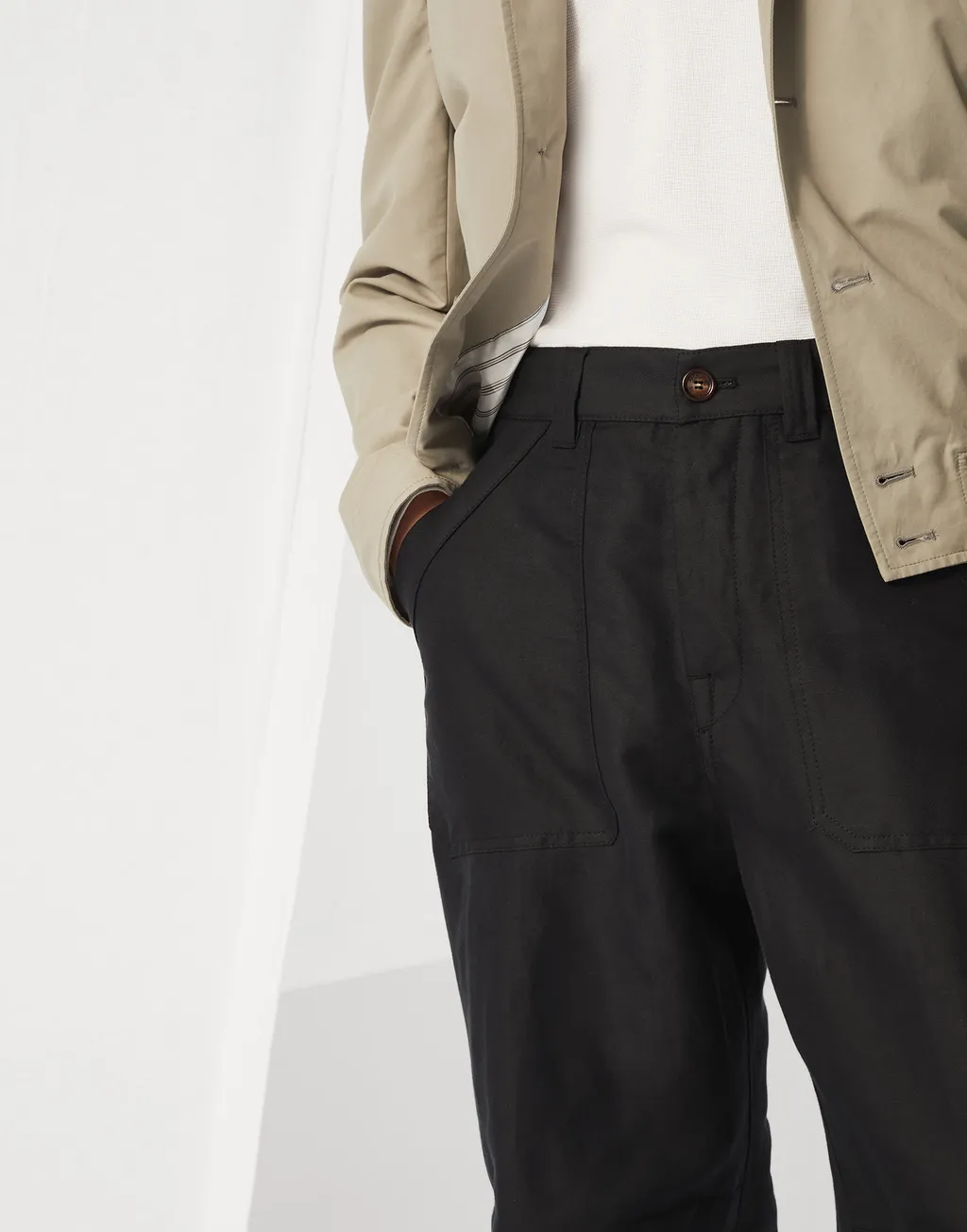 Tapered-Leg Trousers