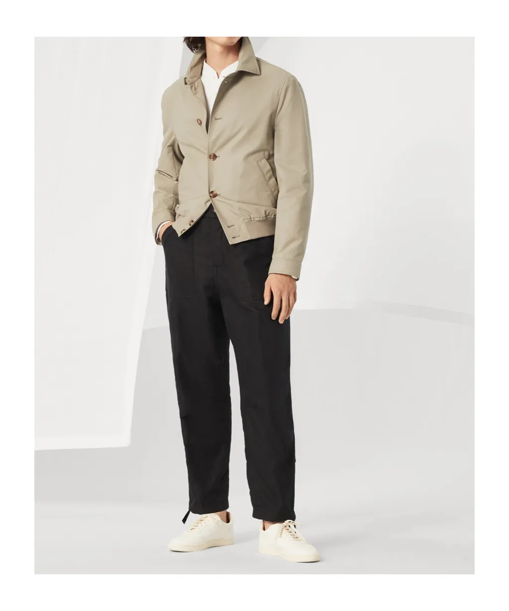 Tapered-Leg Trousers