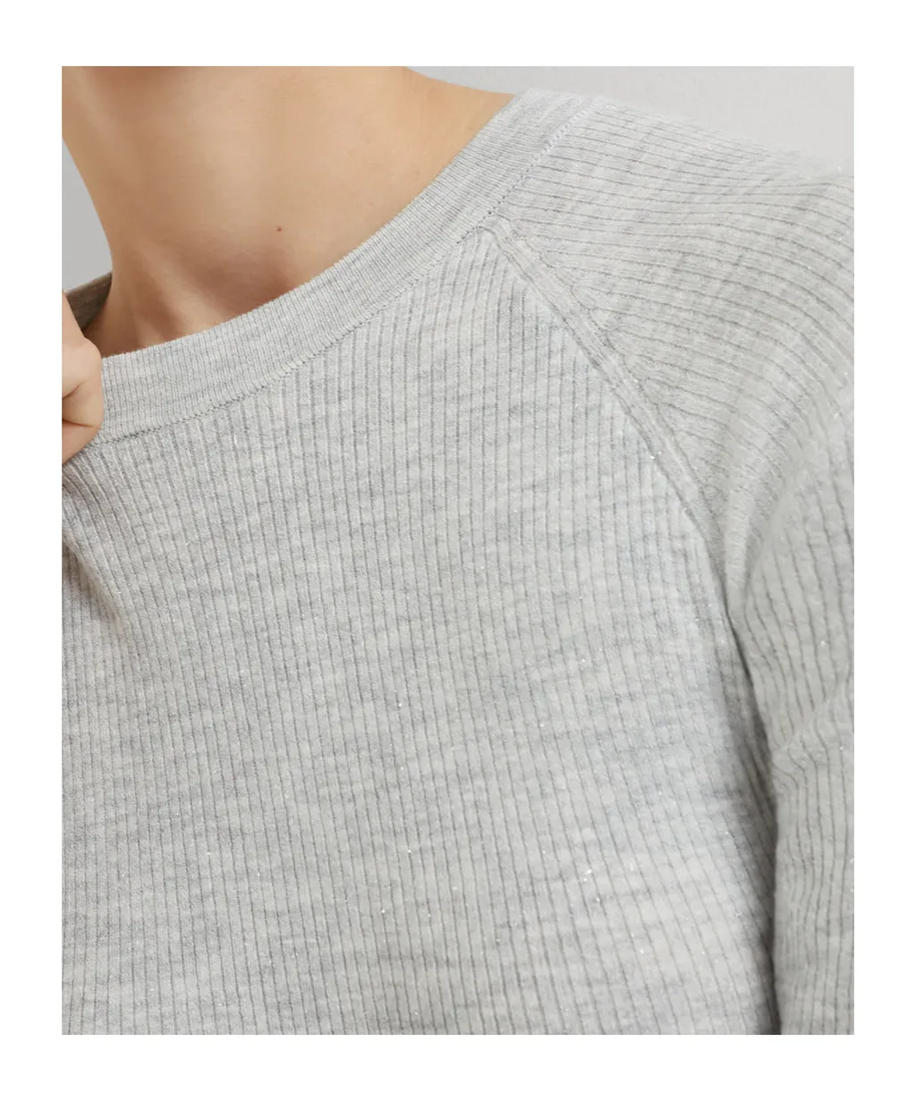 Crew Neck Short Sleeve Sweater