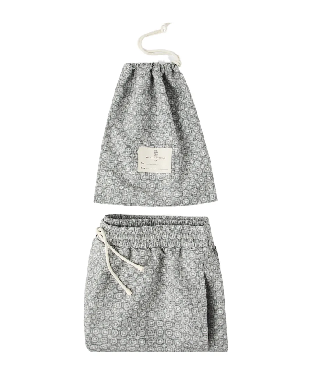 Pattern Swimming Trunks