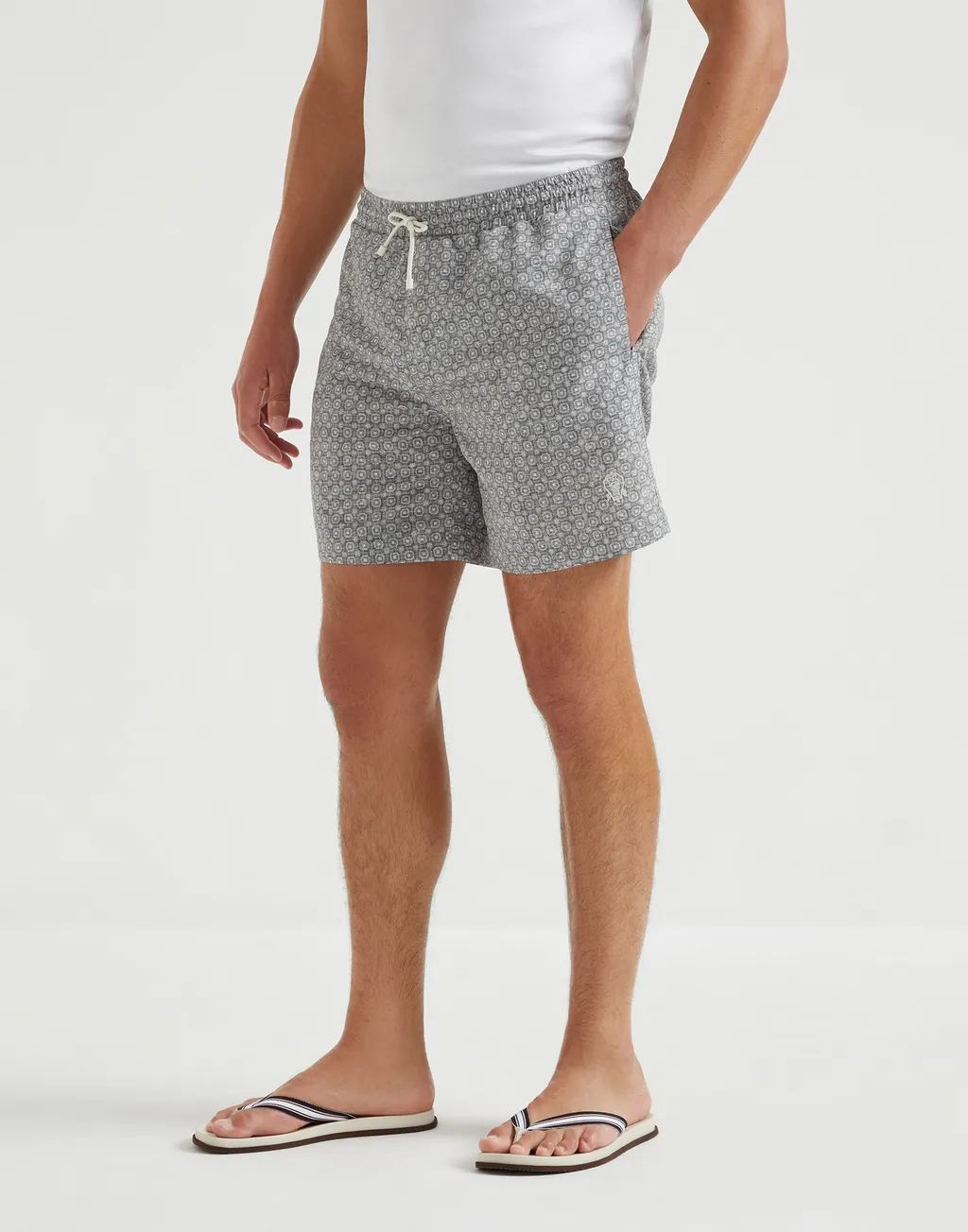 Pattern Swimming Trunks