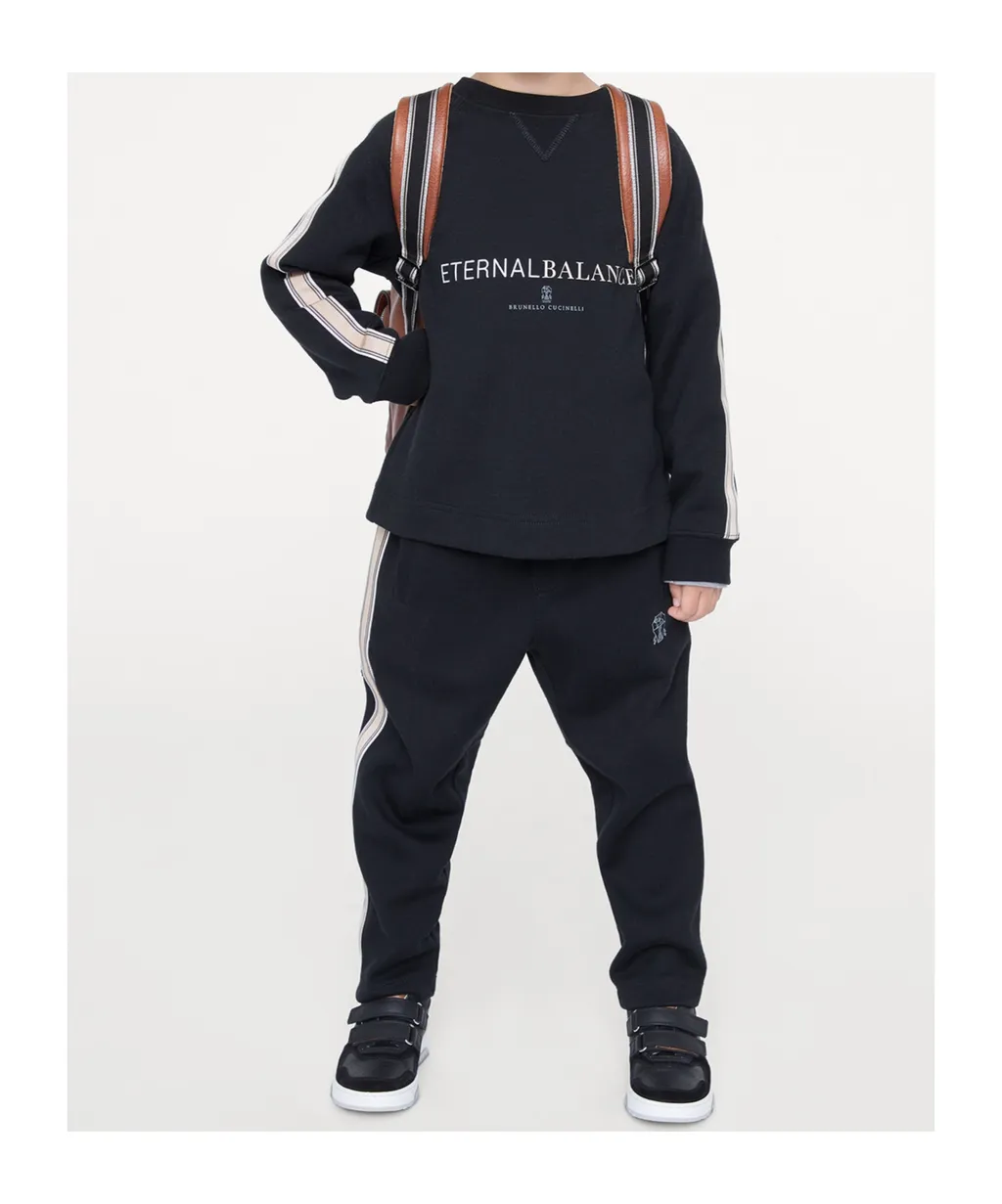 Grosgrain Trim Tracksuit Bottoms
