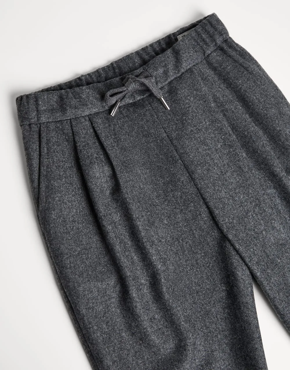 Virgin Wool Flannel Trousers