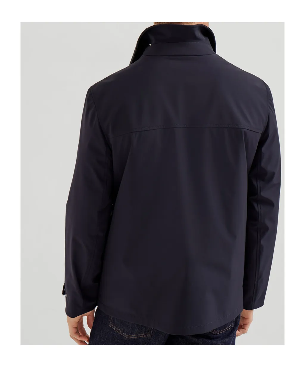 Stretch Coated Nylon Field Jacket