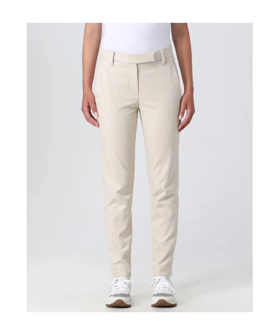 Gabardine Cropped Trousers