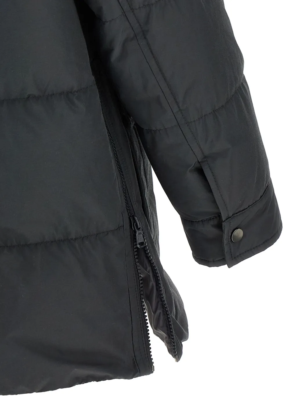 Knitted Neck Down Jacket