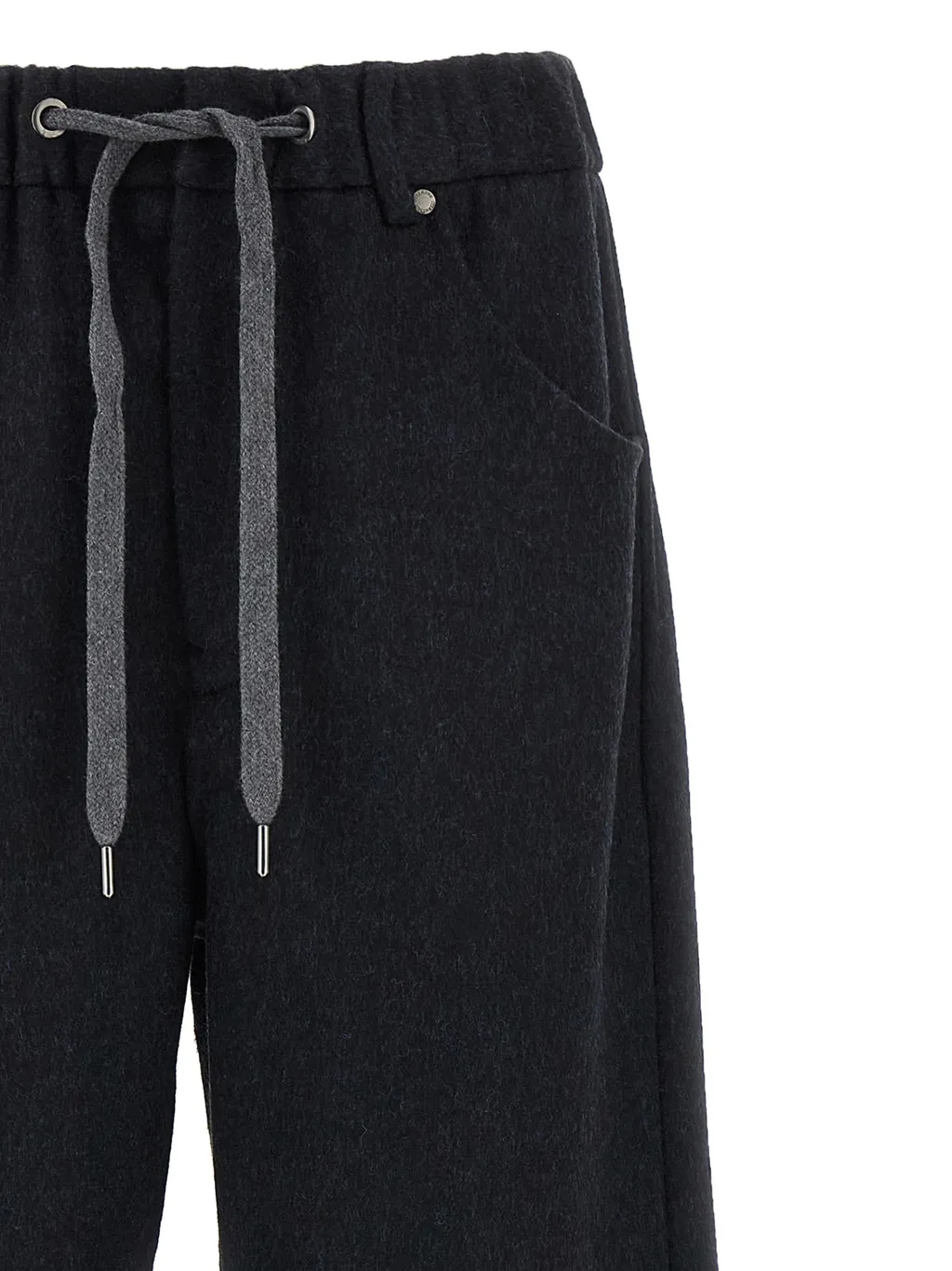 Drawstring-Waistband Trousers