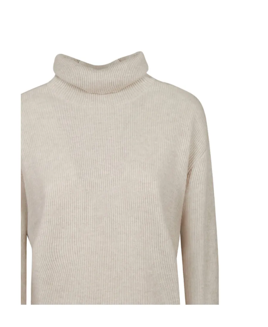 Turtleneck Ribbed-Knit Jumper