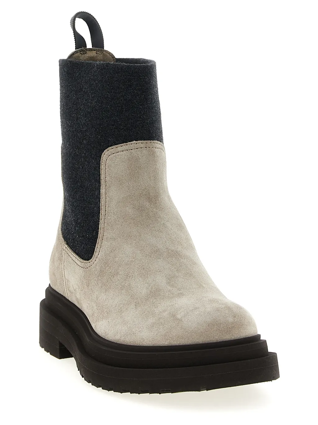 Round Toe Chelsea Boots
