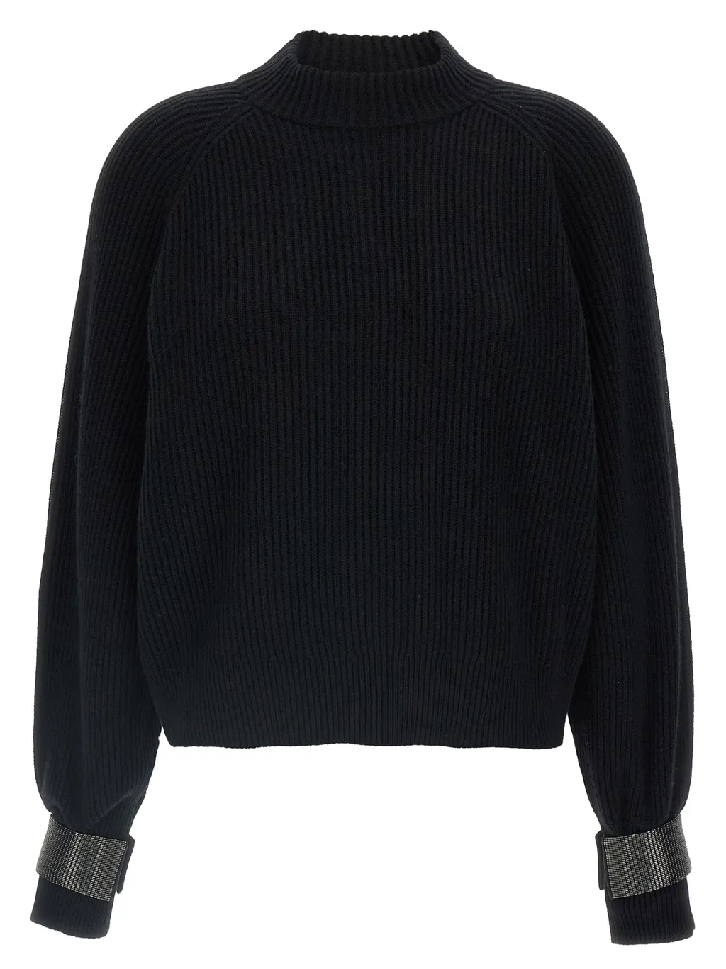 Monile Cuffs Crewneck Sweater