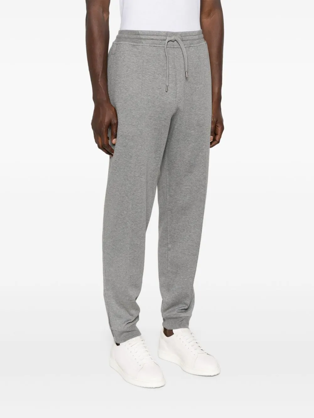 Drawstring Tapered Leg Track Pants
