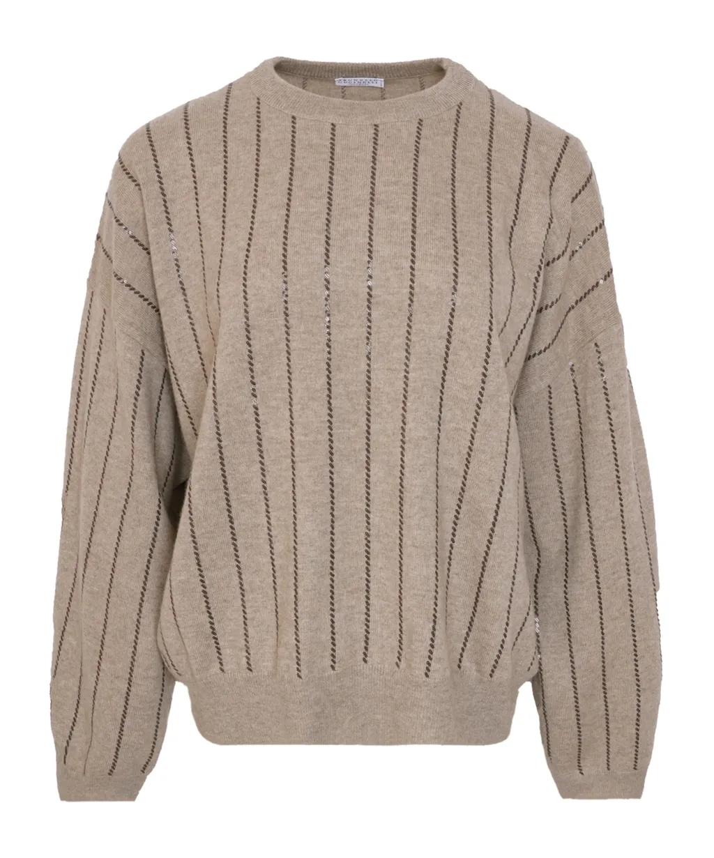 Sequined Knit Jumper