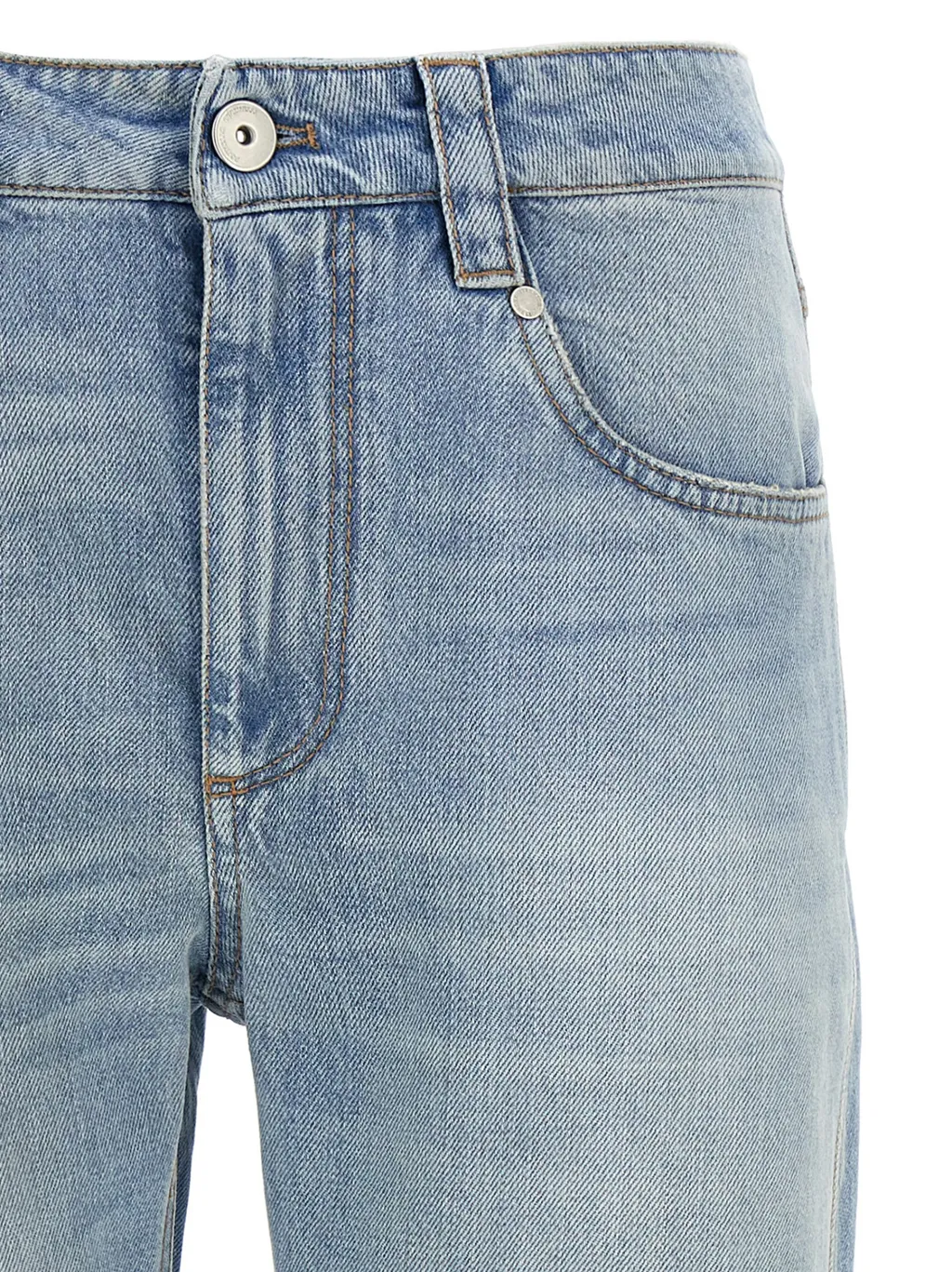 Mid-Rise Straight Leg Jeans