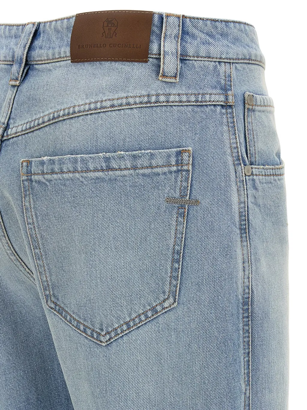 Mid-Rise Straight Leg Jeans