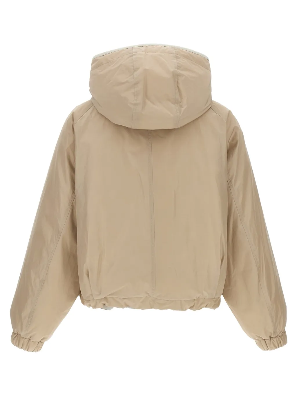 Buttoned Cropped Down Jacket