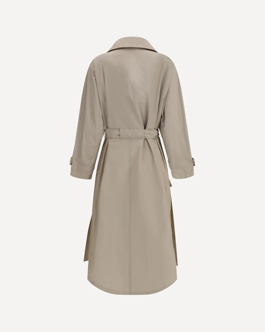 Belted Double-Breasted Trench Coat