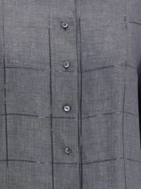 Short-Sleeved Checked Shirt