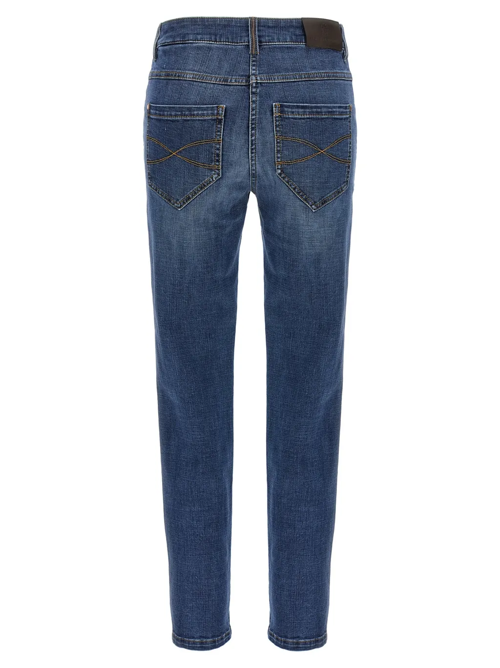 Logo Patch Skinny-Fit Jeans