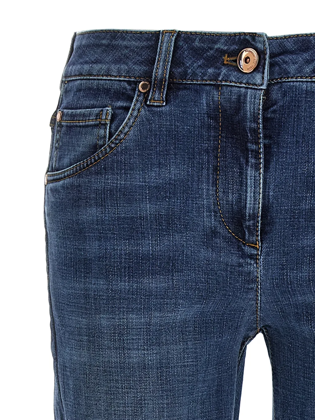 Logo Patch Skinny-Fit Jeans