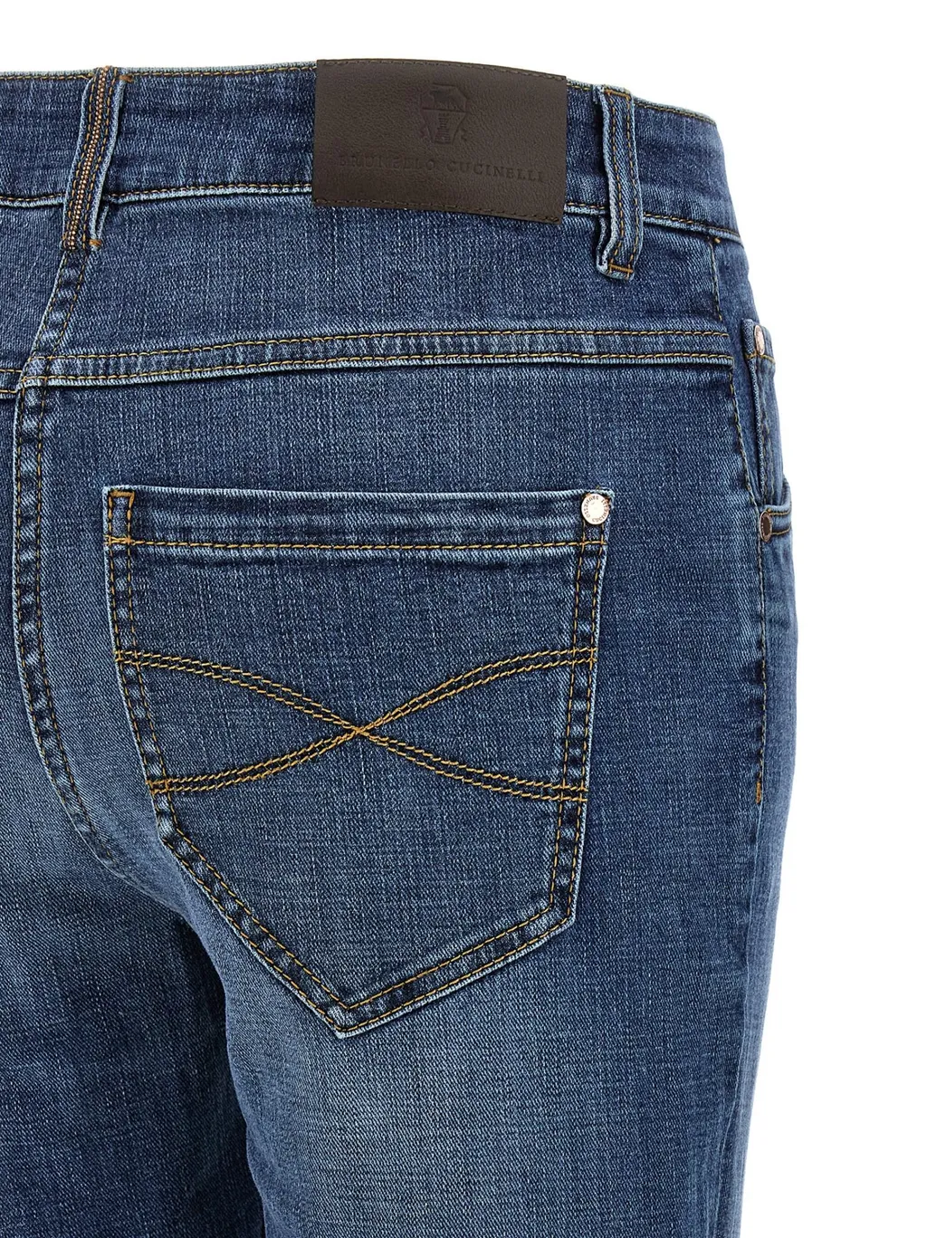 Logo Patch Skinny-Fit Jeans